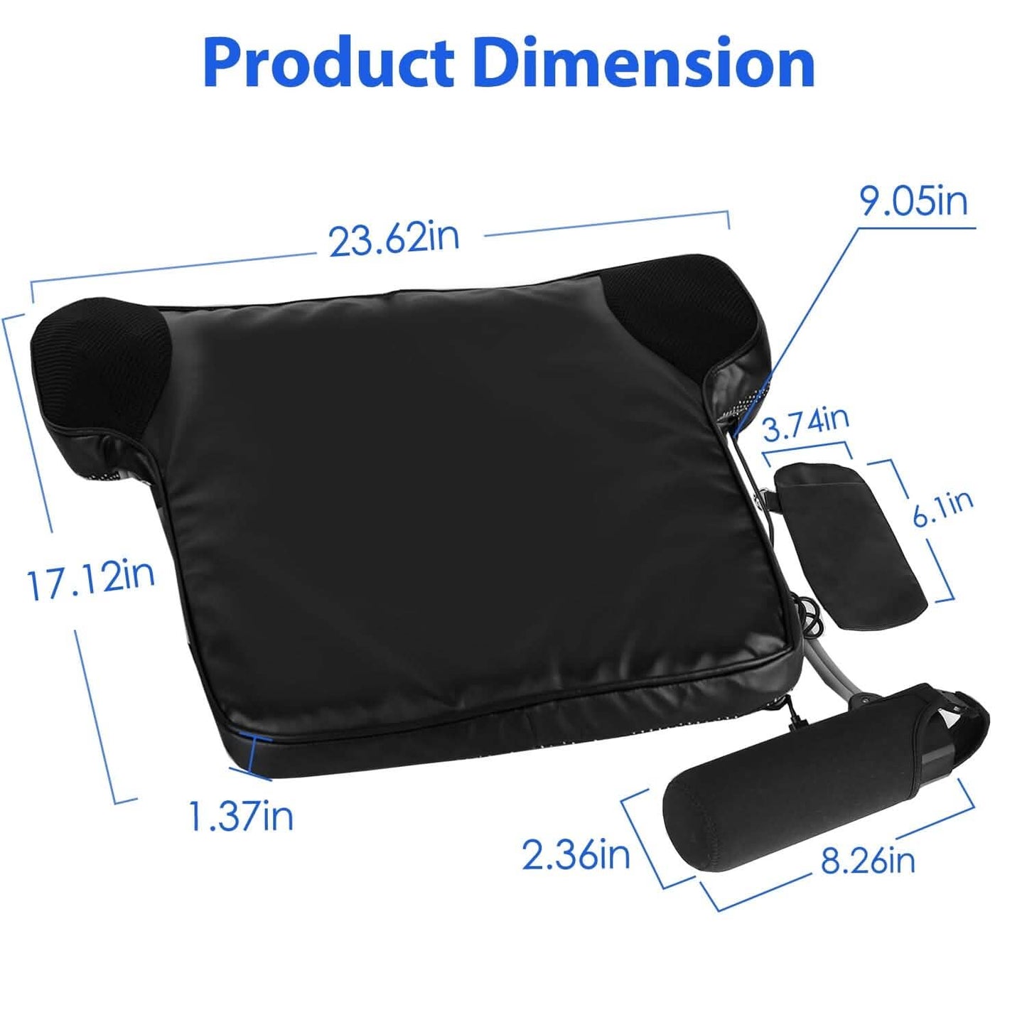 Summer Water Cooling System Seat Cushion with Fans 3 Speeds DailySale