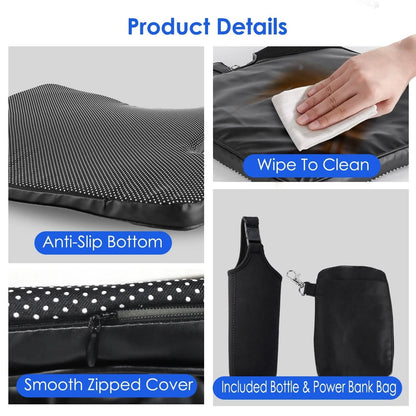 Summer Water Cooling System Seat Cushion with Fans 3 Speeds DailySale