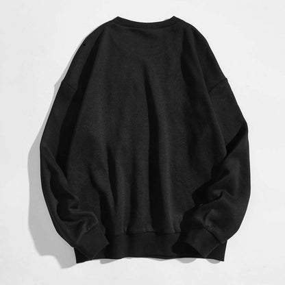 Sun and Letter Graphic Oversized Thermal Sweatshirt DailySale