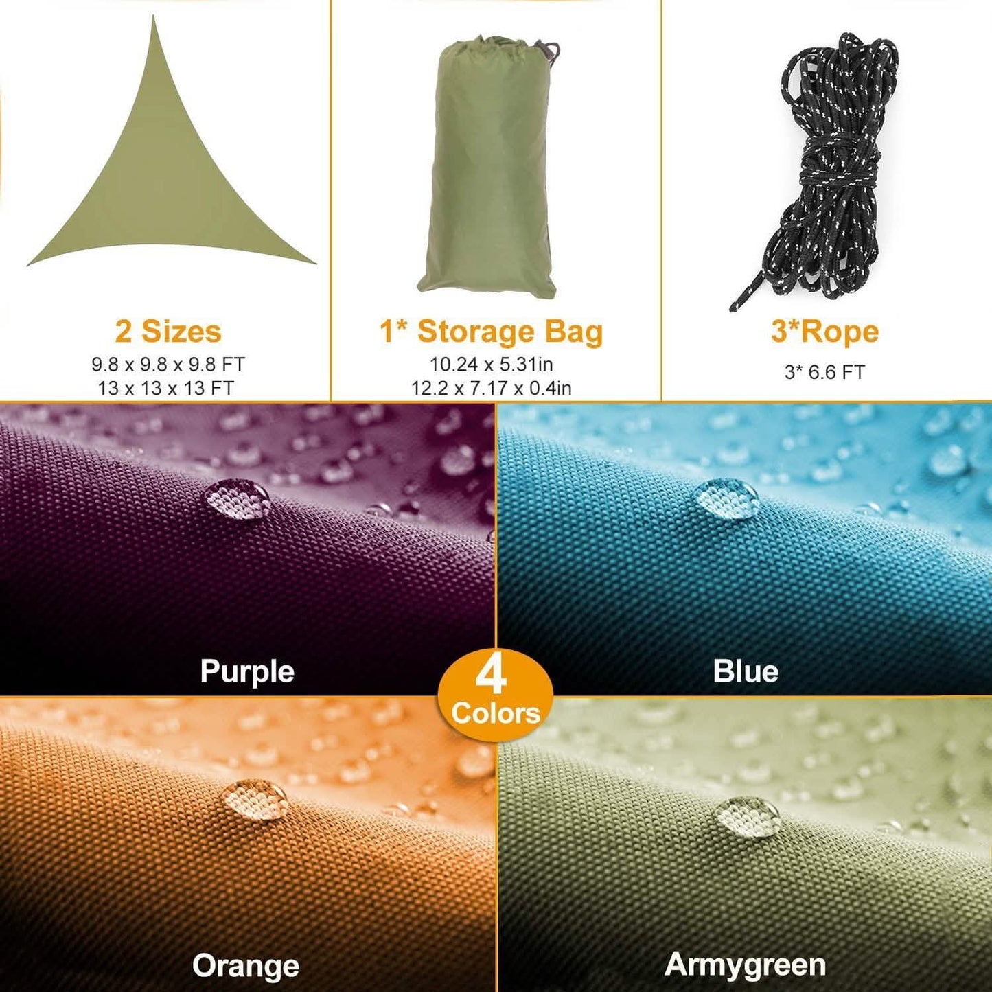 Sunshade Patio Cover Shade Canopy DailySale