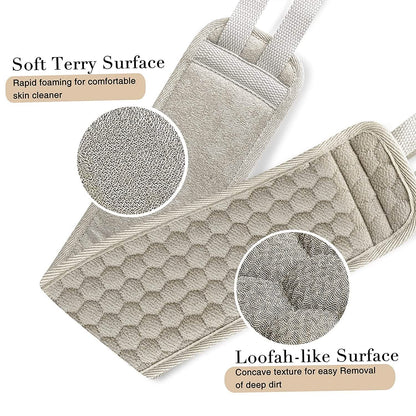 Suntee Exfoliating Back Scrubber and Exfoliating Sponge Pad DailySale