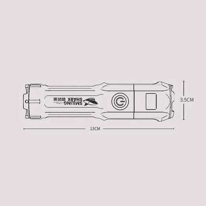 Super Bright ABS Strong Light Focusing Led Flashlight DailySale