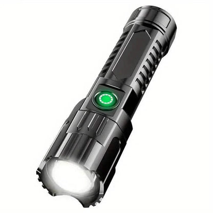 Super Bright Flashlight, USB Rechargeable Telescopic Zoom Wide Beam DailySale
