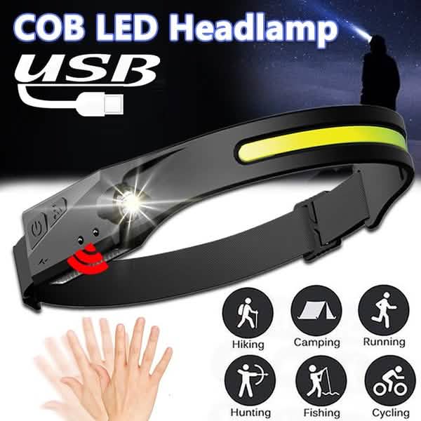 Super Bright LED Headlamp Flashlight Rechargeable DailySale