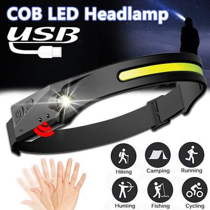 Super Bright LED Headlamp Flashlight Rechargeable DailySale