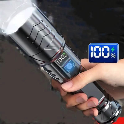 Super Bright Rechargeable Long Beam Flashlight DailySale