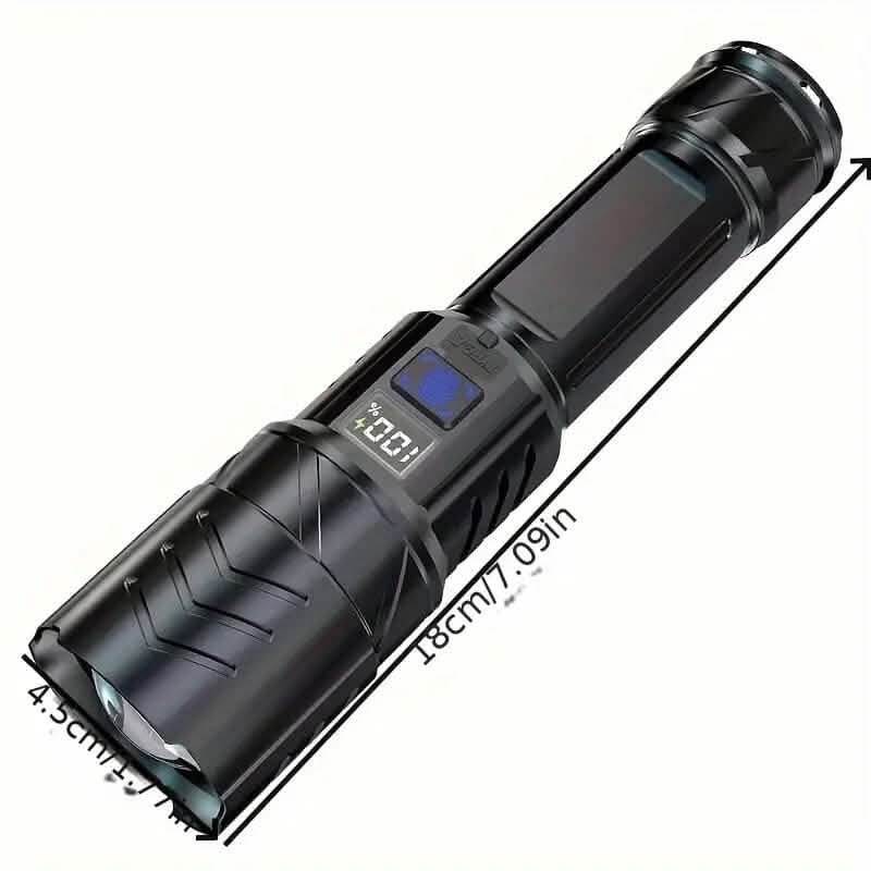Super Bright Rechargeable Long Beam Flashlight DailySale