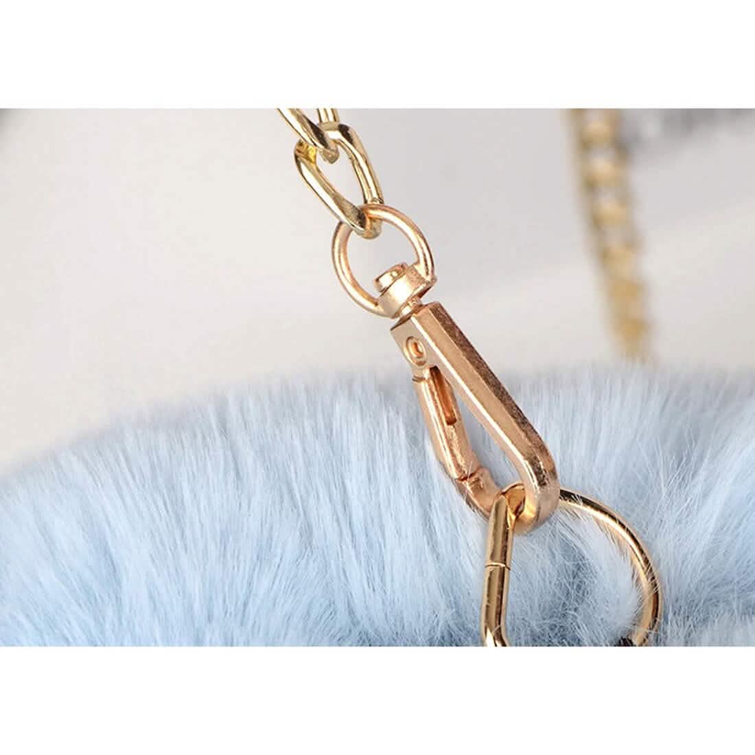 Super Cute Faux Fur Women's Handbag Bear Head Animal DailySale