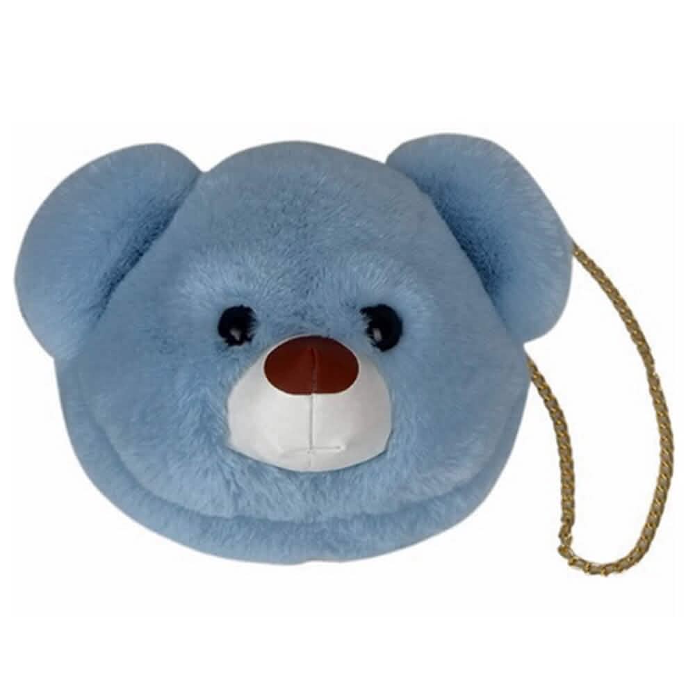 Super Cute Faux Fur Women's Handbag Bear Head Animal DailySale