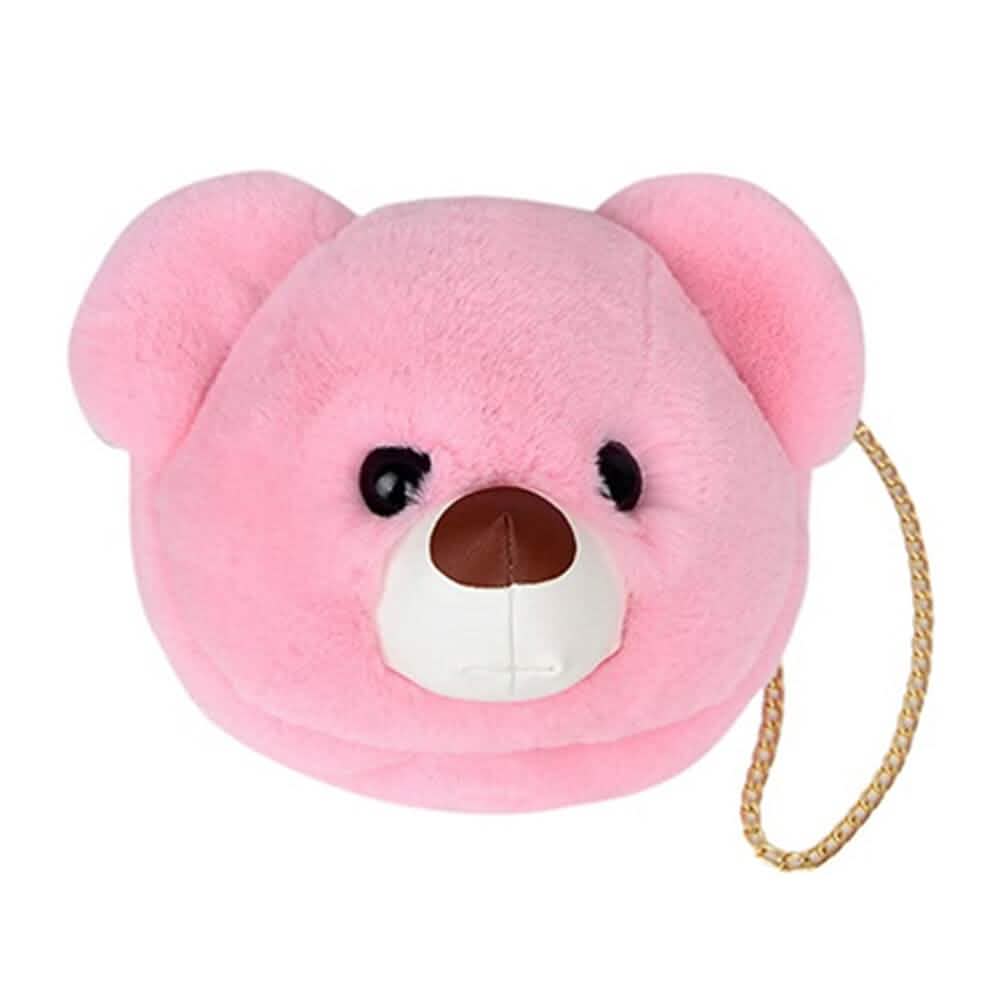 Super Cute Faux Fur Women's Handbag Bear Head Animal DailySale