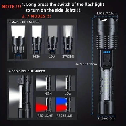 Super Powerful Rechargeable Torch Flood Light DailySale