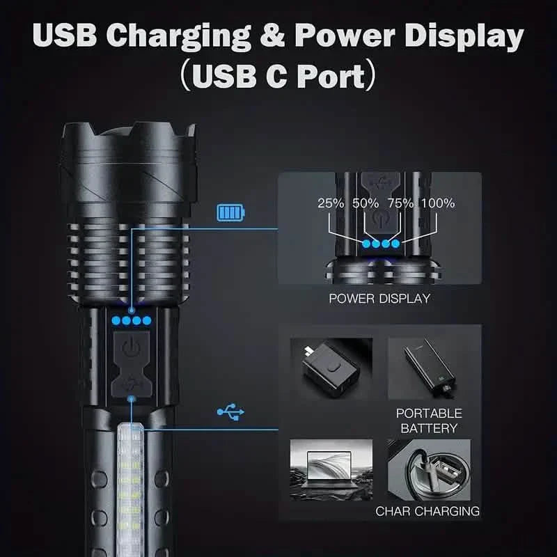 Super Powerful Rechargeable Torch Flood Light DailySale