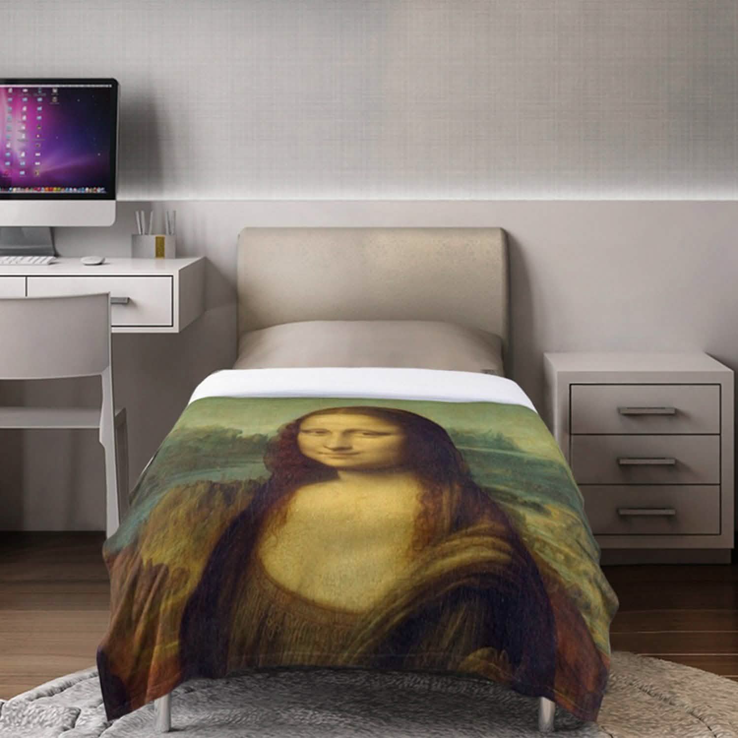 Super Soft Cozy Luxurious Famous Art Paintings Throw Blankets DailySale