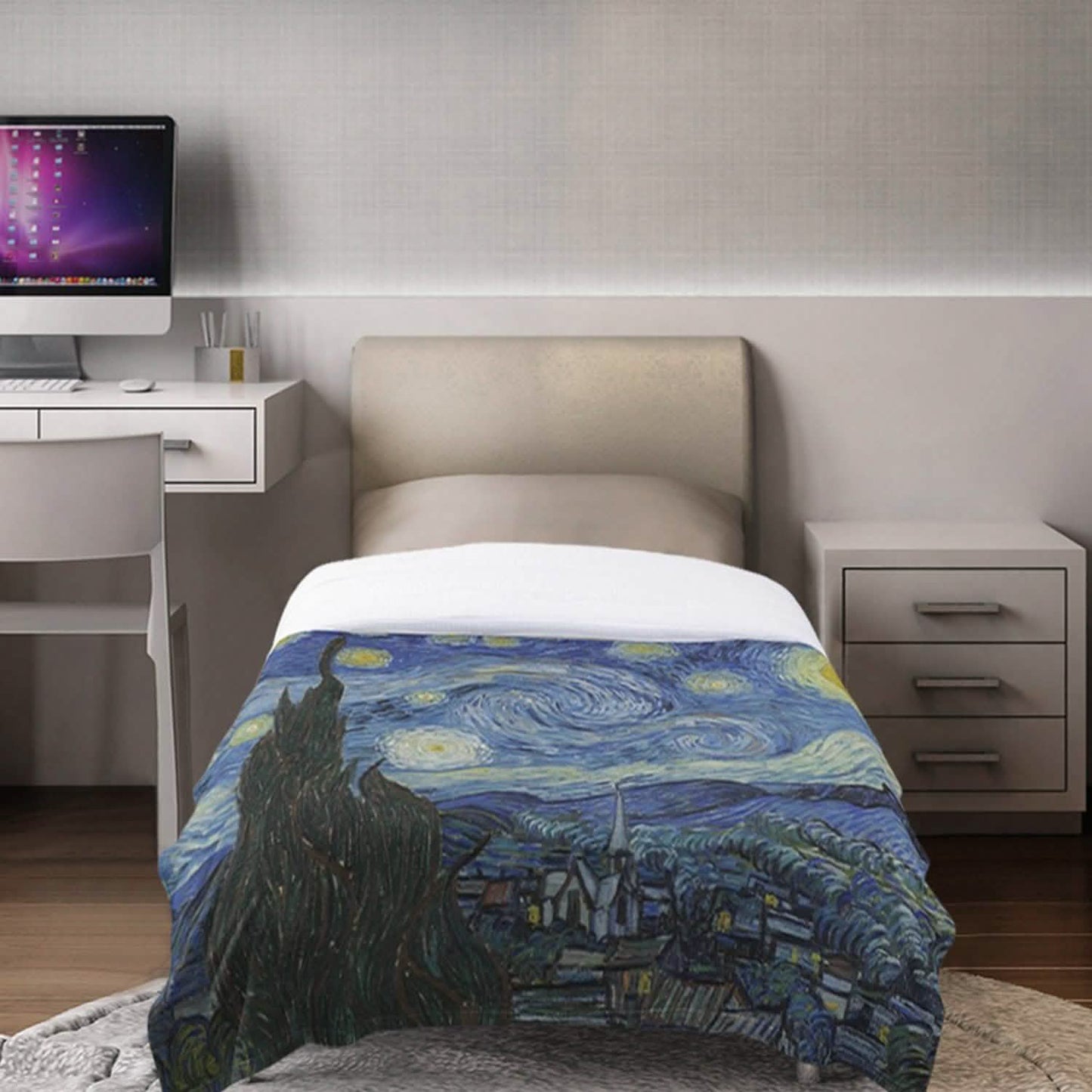 Super Soft Cozy Luxurious Famous Art Paintings Throw Blankets DailySale