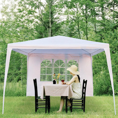 SUPERHOMUSE 3 x 3m Three Sides Waterproof Tent with Spiral Tubes White DailySale