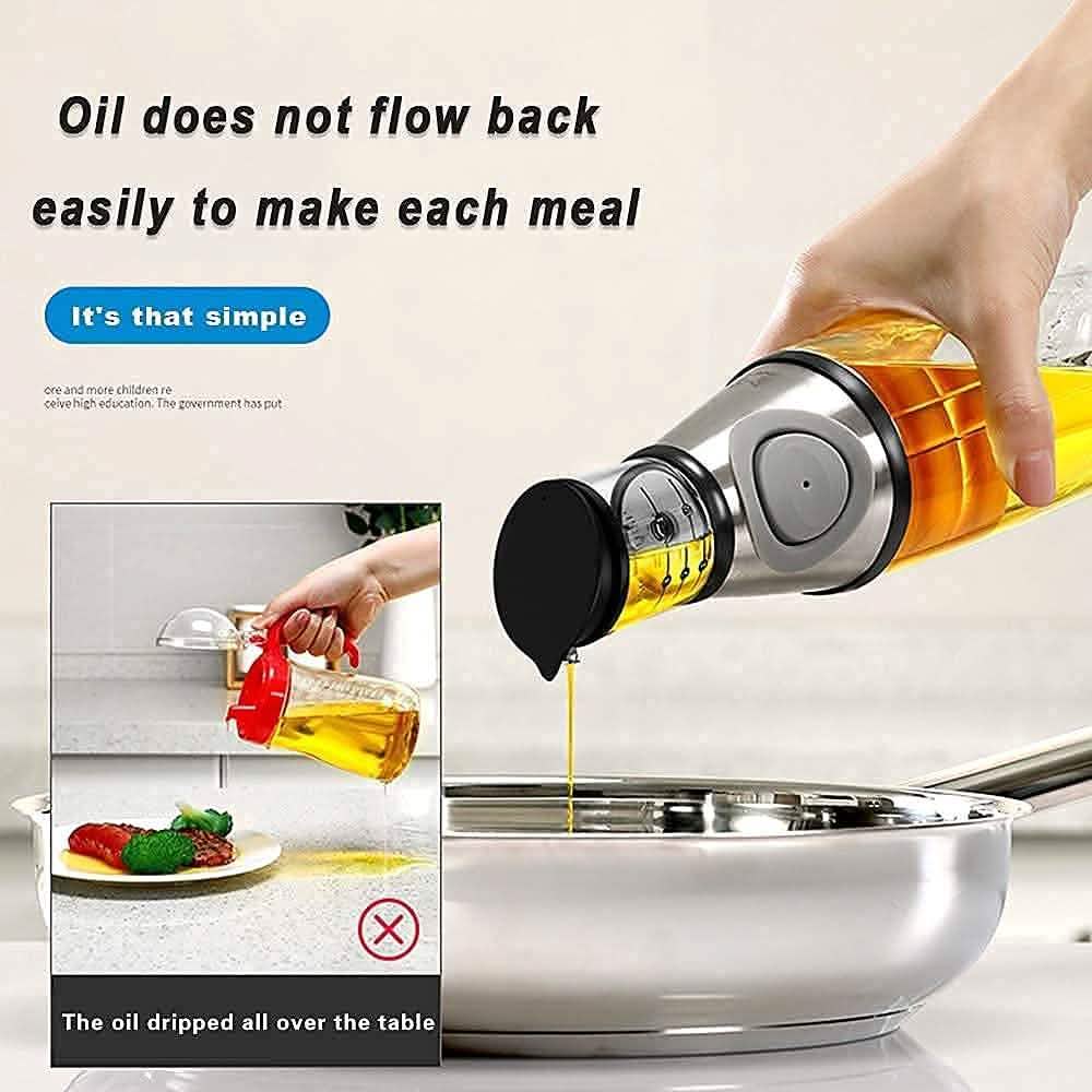 Superior Glass Oil and Vinegar Dispenser DailySale