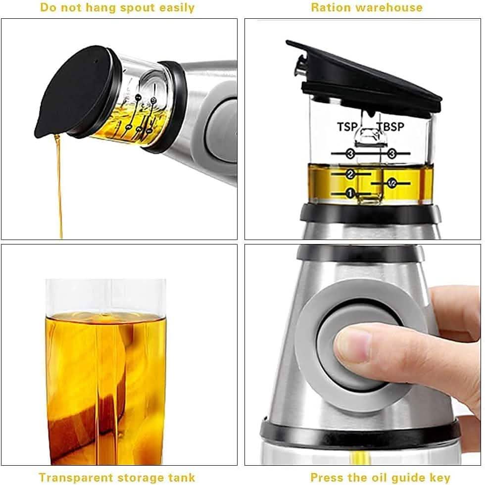 Superior Glass Oil and Vinegar Dispenser DailySale