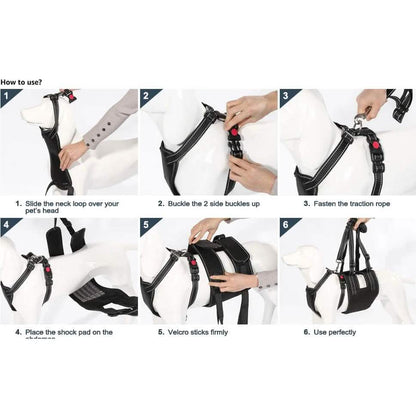 Support Harness Set Adjustable Chest Sling Strap for Elderly Disable Dog DailySale