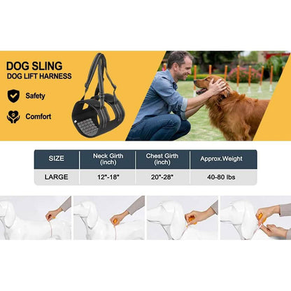 Support Harness Set Adjustable Chest Sling Strap for Elderly Disable Dog DailySale