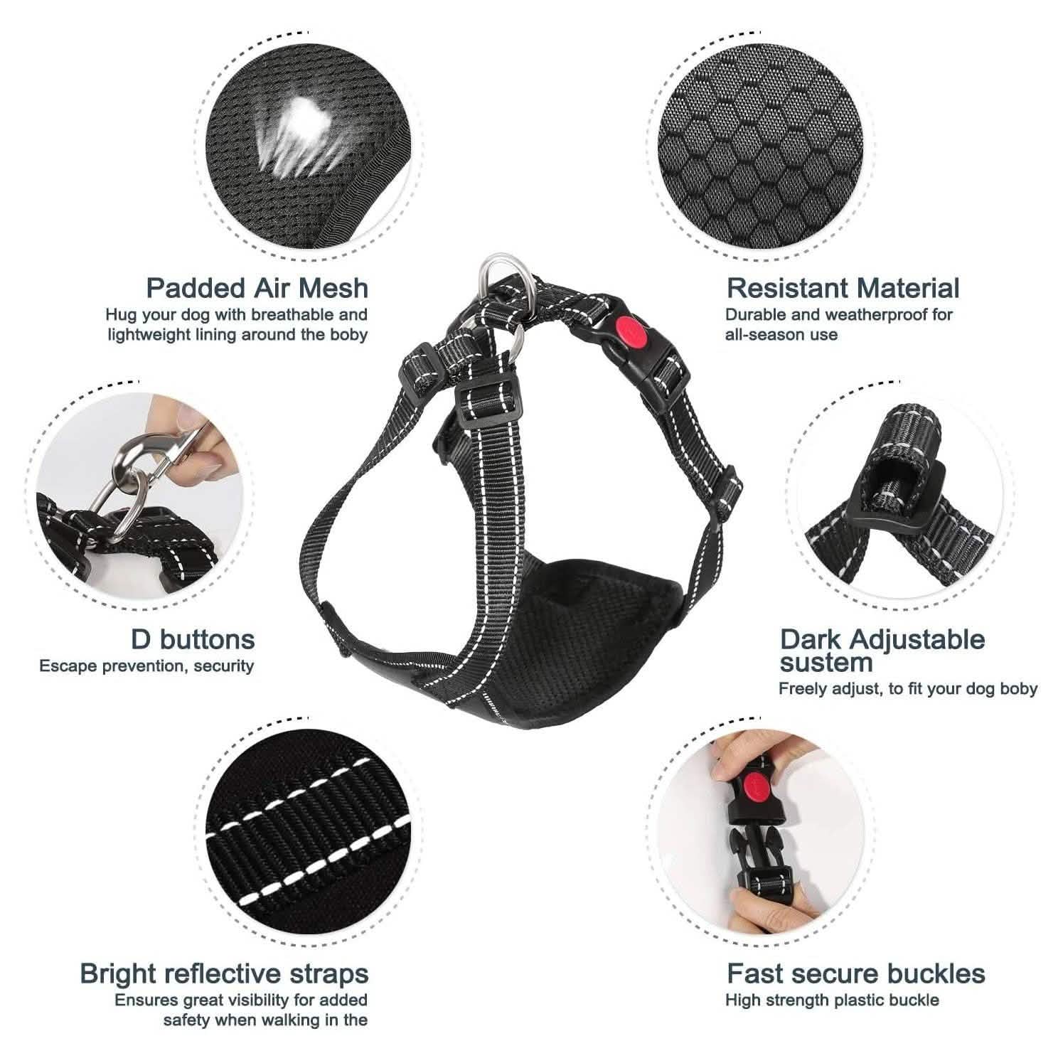 Support Harness Set Adjustable Chest Sling Strap for Elderly Disable Dog DailySale