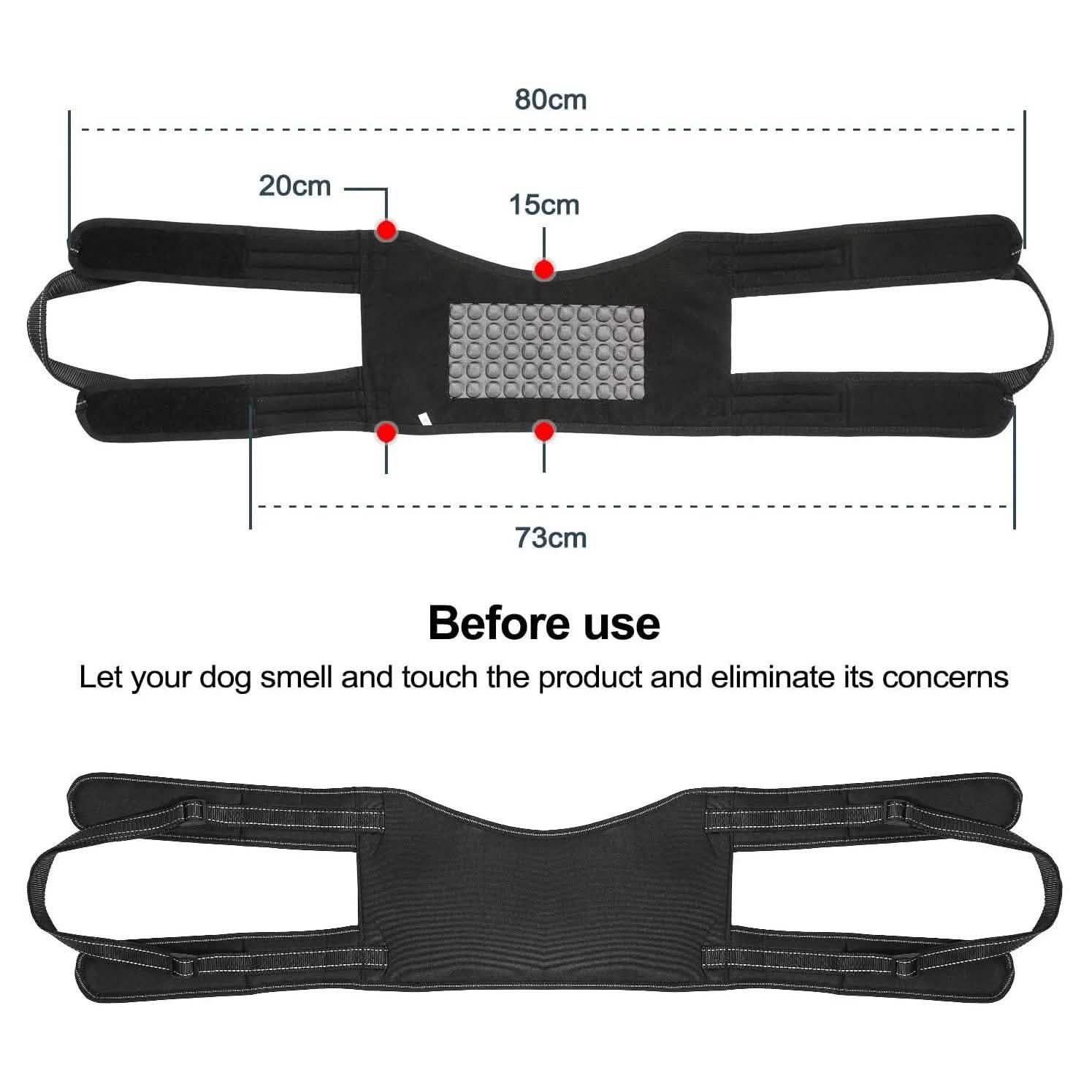Support Harness Set Adjustable Chest Sling Strap for Elderly Disable Dog DailySale