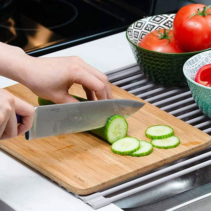 Surpahs over the Sink Multipurpose Roll-Up Dish Drying Rack DailySale