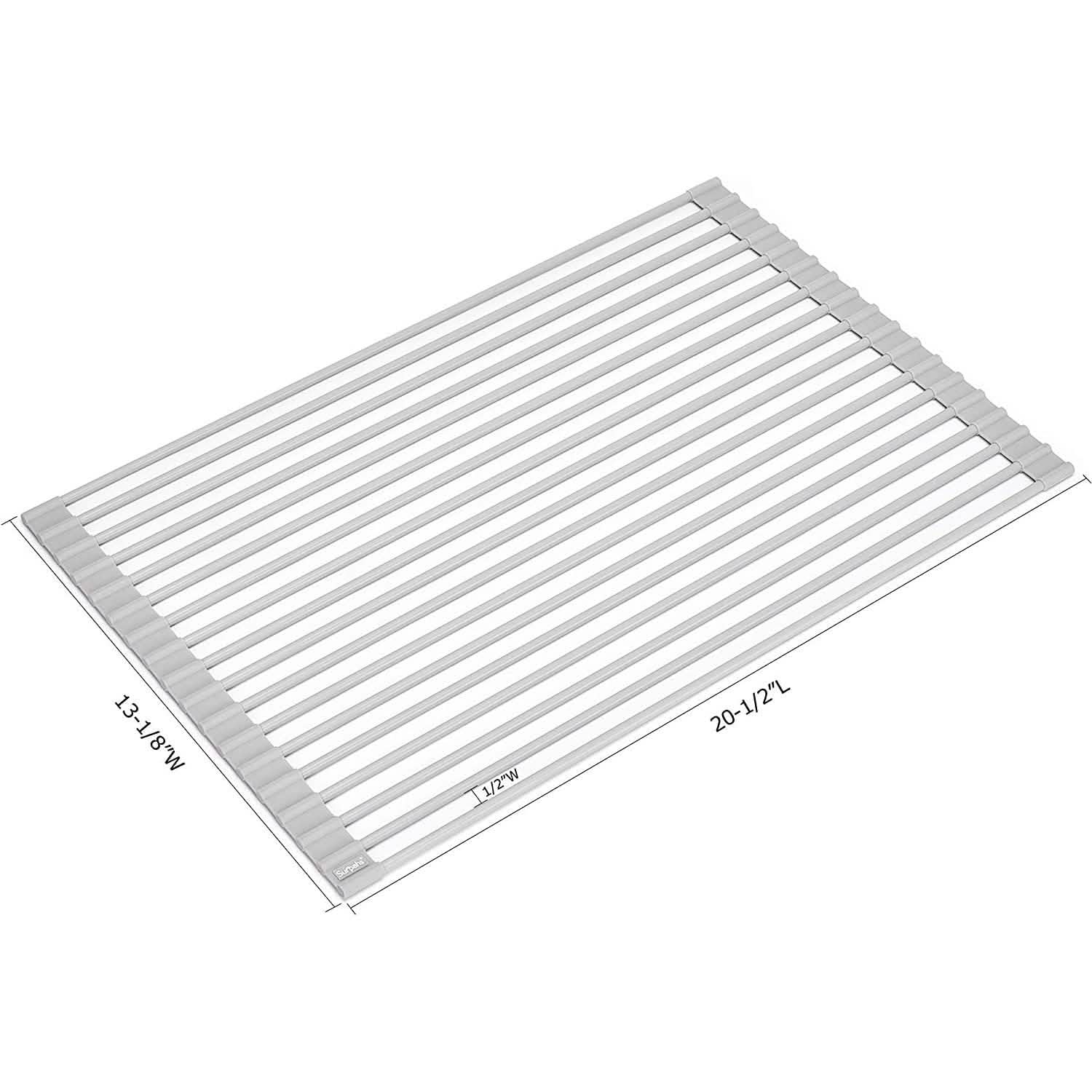 Surpahs over the Sink Multipurpose Roll-Up Dish Drying Rack DailySale