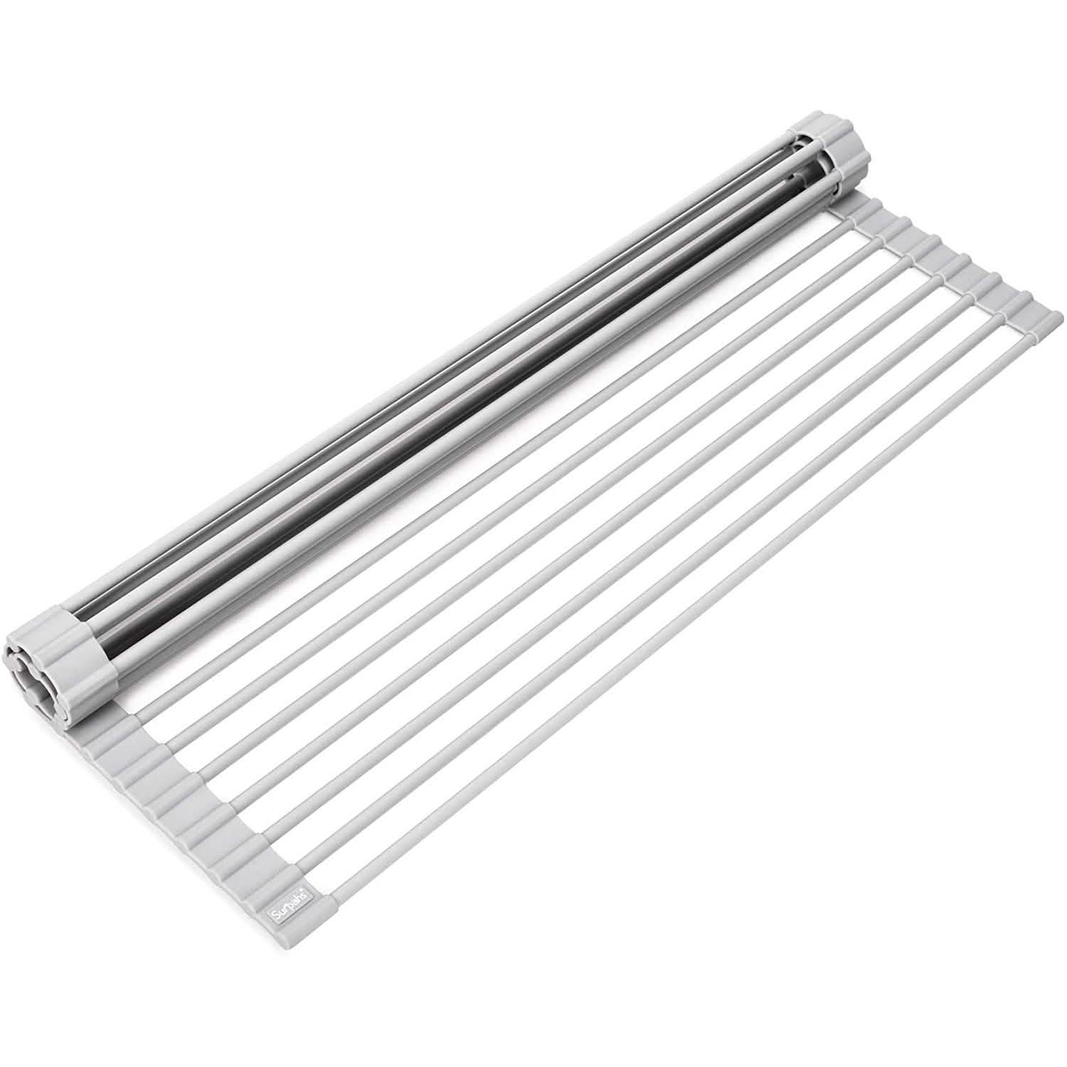 Surpahs over the Sink Multipurpose Roll-Up Dish Drying Rack DailySale