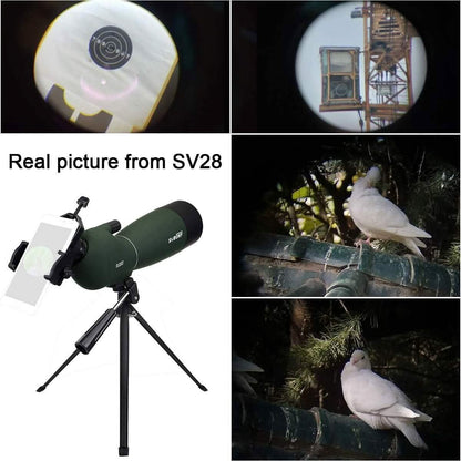 SVBONY SV28 25-75x70 Spotting Scopes with Tripod (Refurbished) DailySale