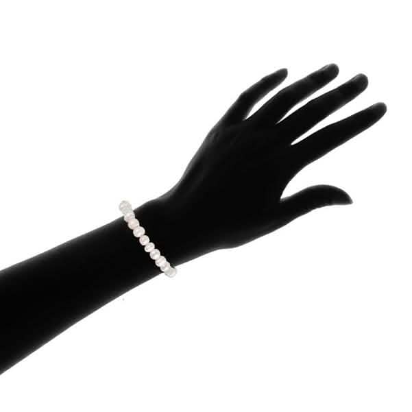 Swarovski Crystal Ball And Genuine Freshwater Pearl Stretch Bracelet DailySale