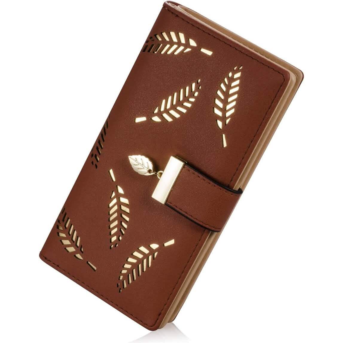 Sweet Cute Women's Long Leaf Bifold Wallet DailySale