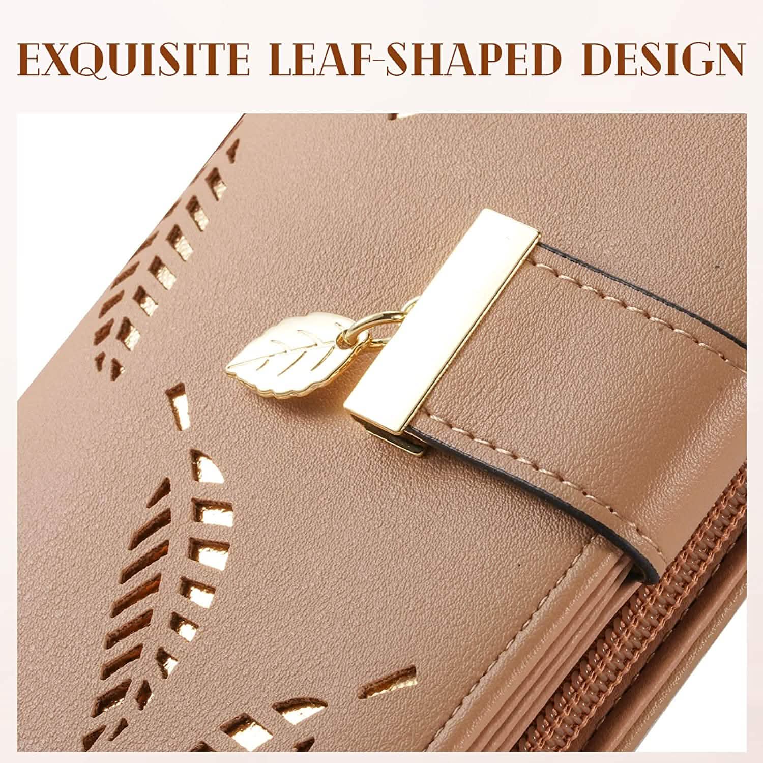 Sweet Cute Women's Long Leaf Bifold Wallet DailySale