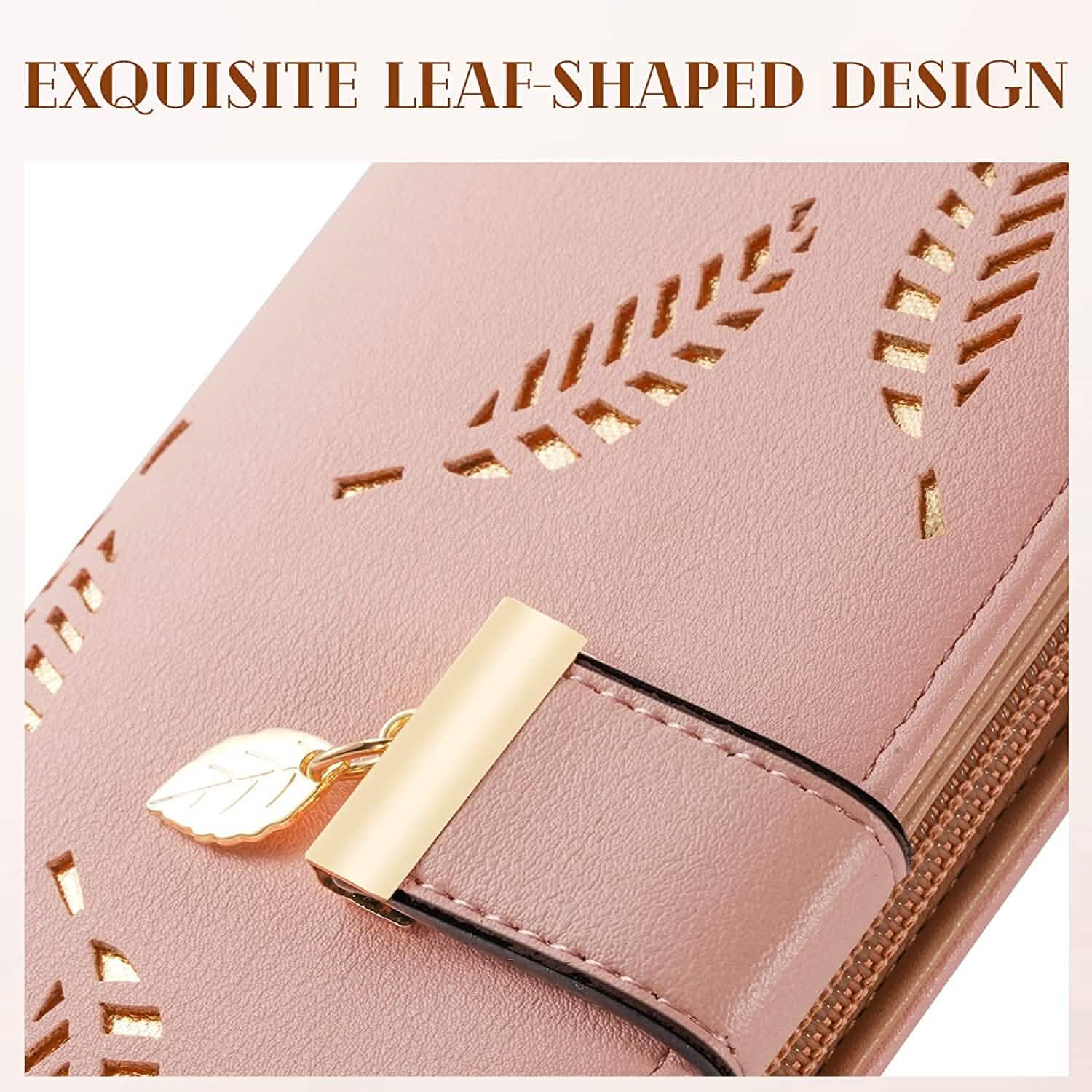 Sweet Cute Women's Long Leaf Bifold Wallet DailySale