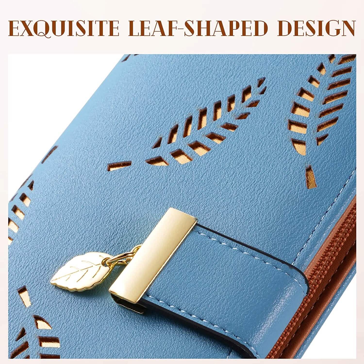 Sweet Cute Women's Long Leaf Bifold Wallet DailySale