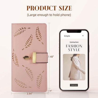 Sweet Cute Women's Long Leaf Bifold Wallet DailySale