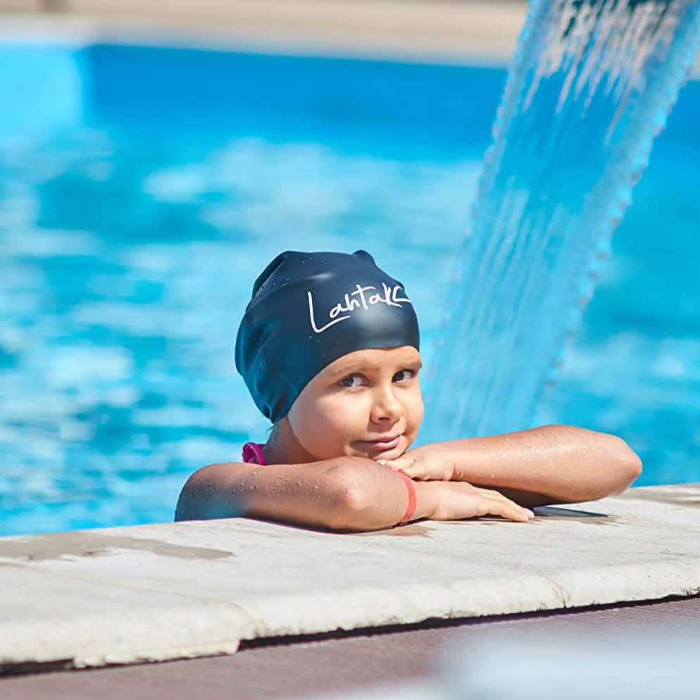 Swim Caps for Long Hair Kids DailySale