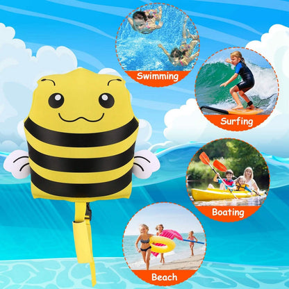 Swim Vest for Kids Float Jacket with Adjustable Crotch Strap DailySale