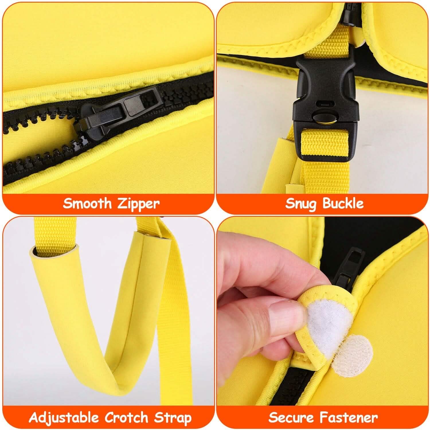 Swim Vest for Kids Float Jacket with Adjustable Crotch Strap DailySale