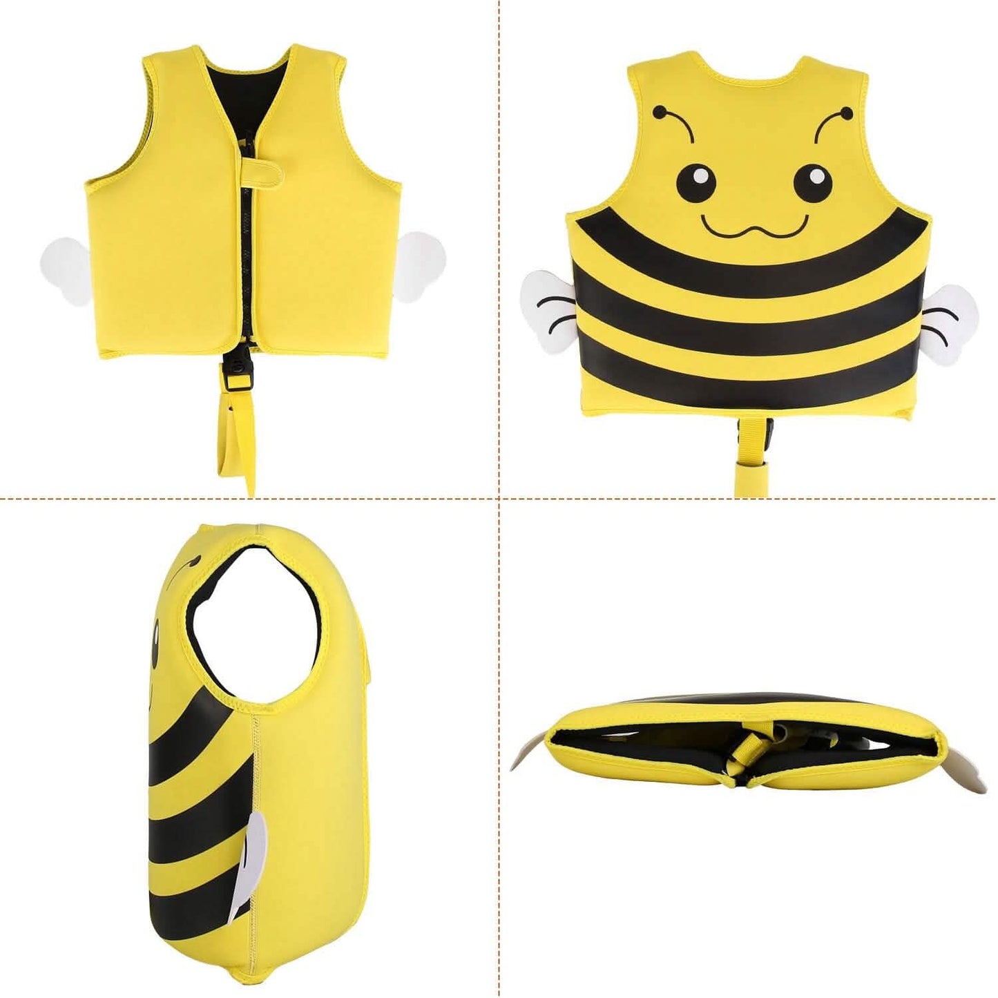 Swim Vest for Kids Float Jacket with Adjustable Crotch Strap DailySale
