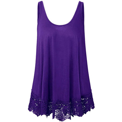 Swing Lace Flowy Women's Tank Top DailySale