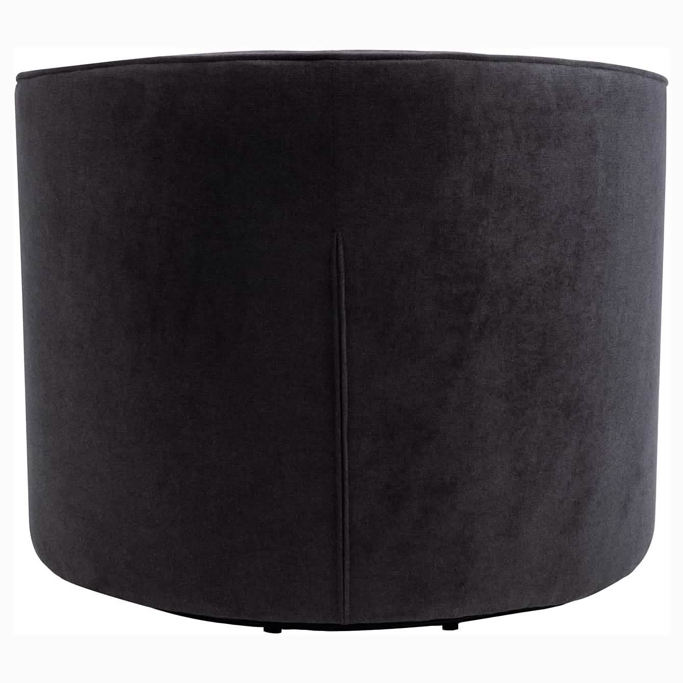 Swivel Accent Linen Fabric Bucket Reading Chair DailySale