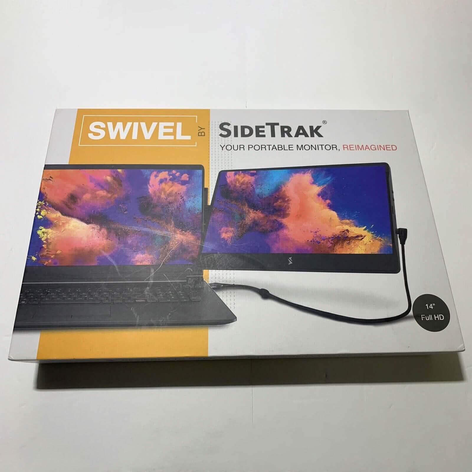 Swivel By Sidetrak 14” Full HD Portable Monitor (Refurbished) DailySale