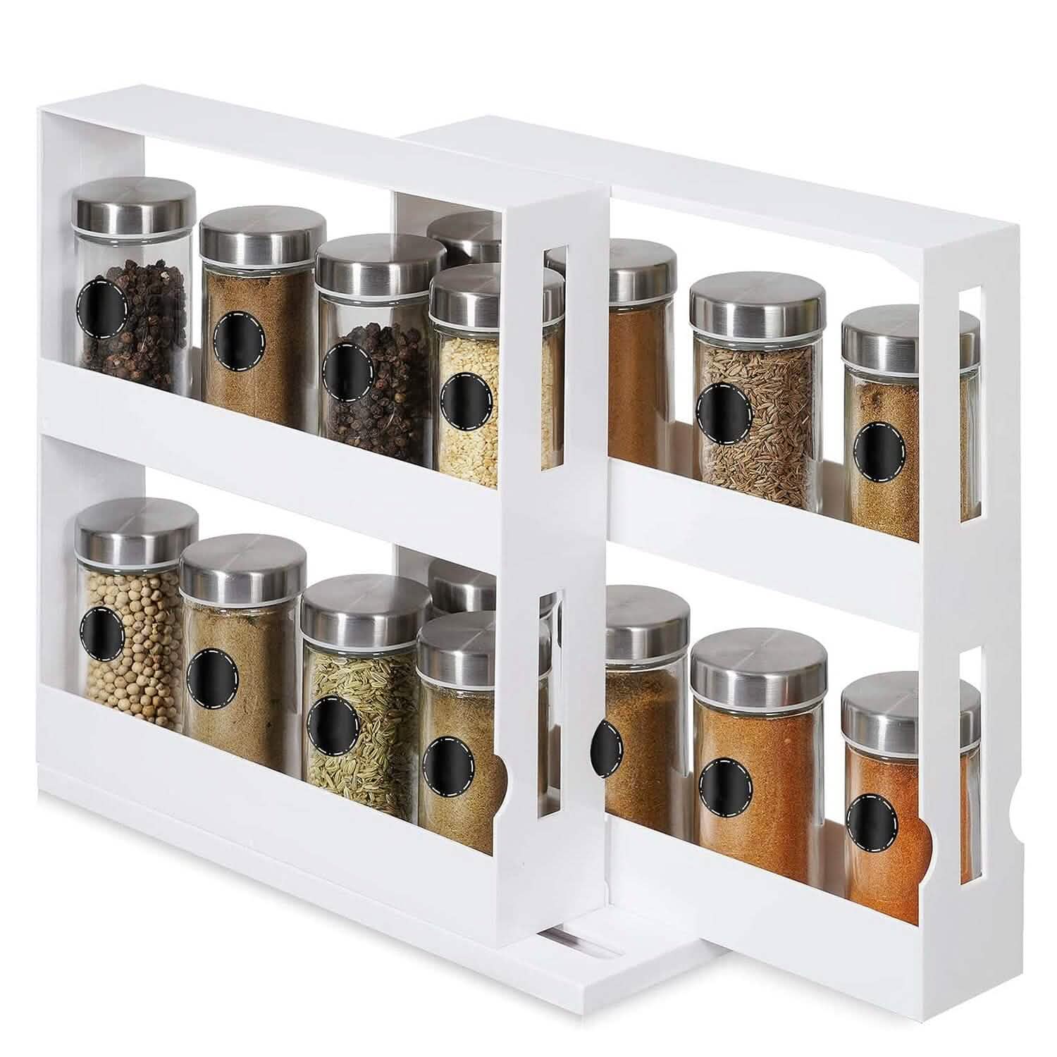 Swivel Cabinet Organizer Revolving Kitchen Rack Spice Organizer DailySale