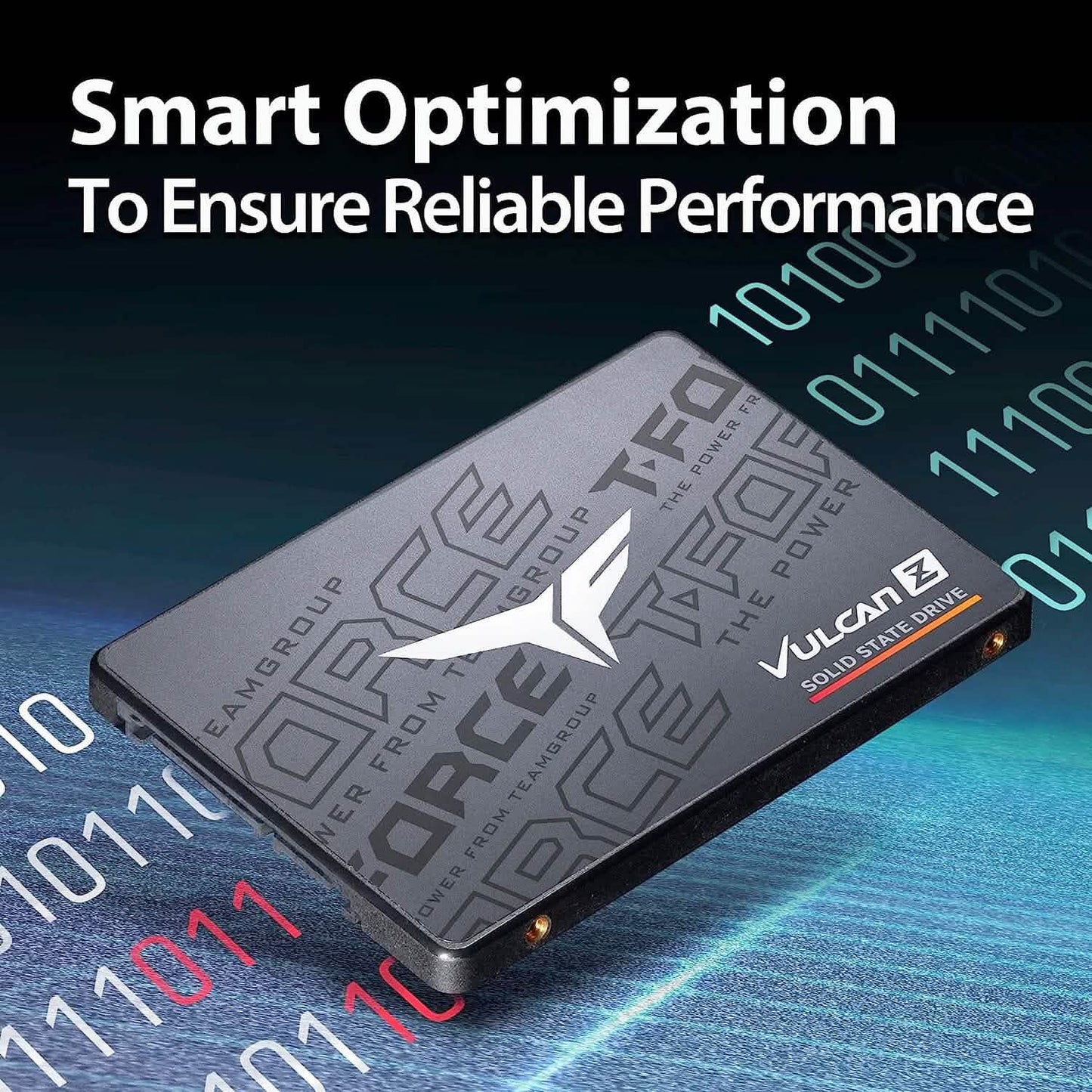 T-Force Vulcan Z 2TB SLC Cache 3D NAND TLC 2.5 Inch SATA III Internal Solid State Drive (Refurbished) DailySale