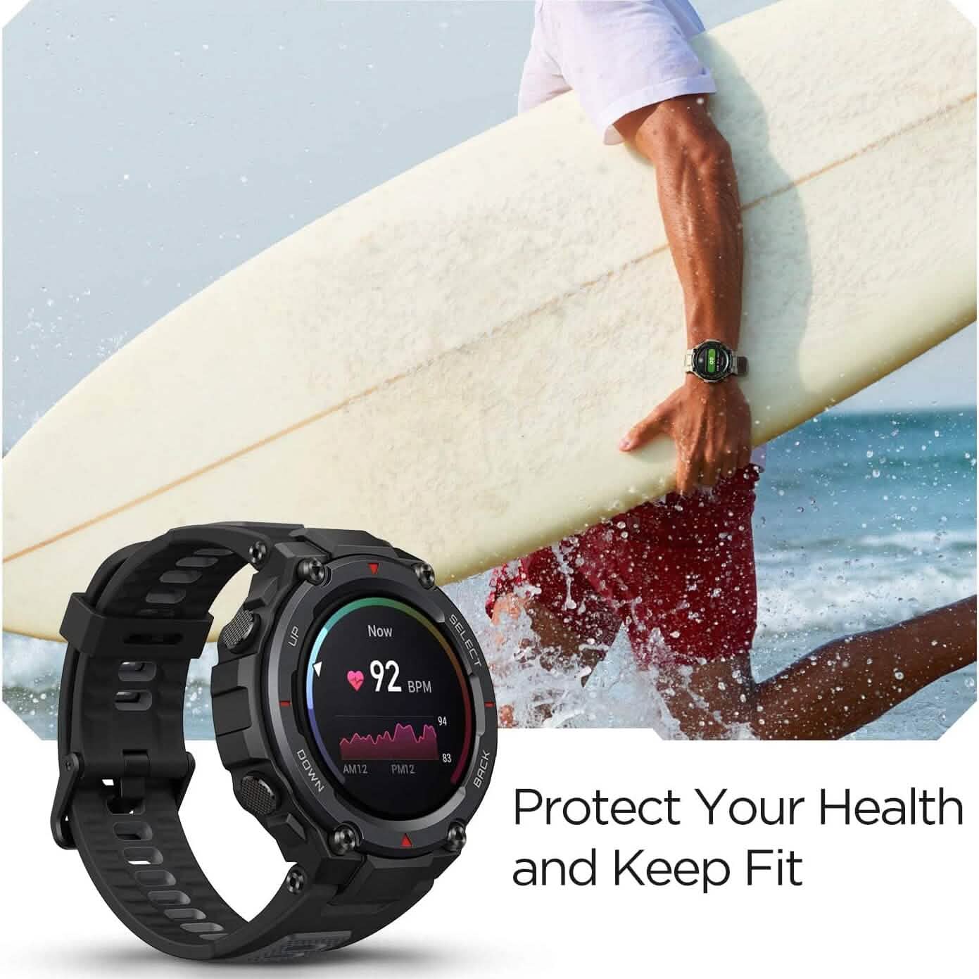 T-Rex Pro Smart Watch for Men Rugged Outdoor GPS Fitness Watch  (Refurbished) DailySale