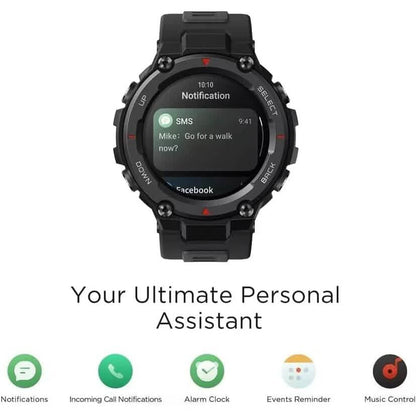 T-Rex Pro Smart Watch for Men Rugged Outdoor GPS Fitness Watch  (Refurbished) DailySale