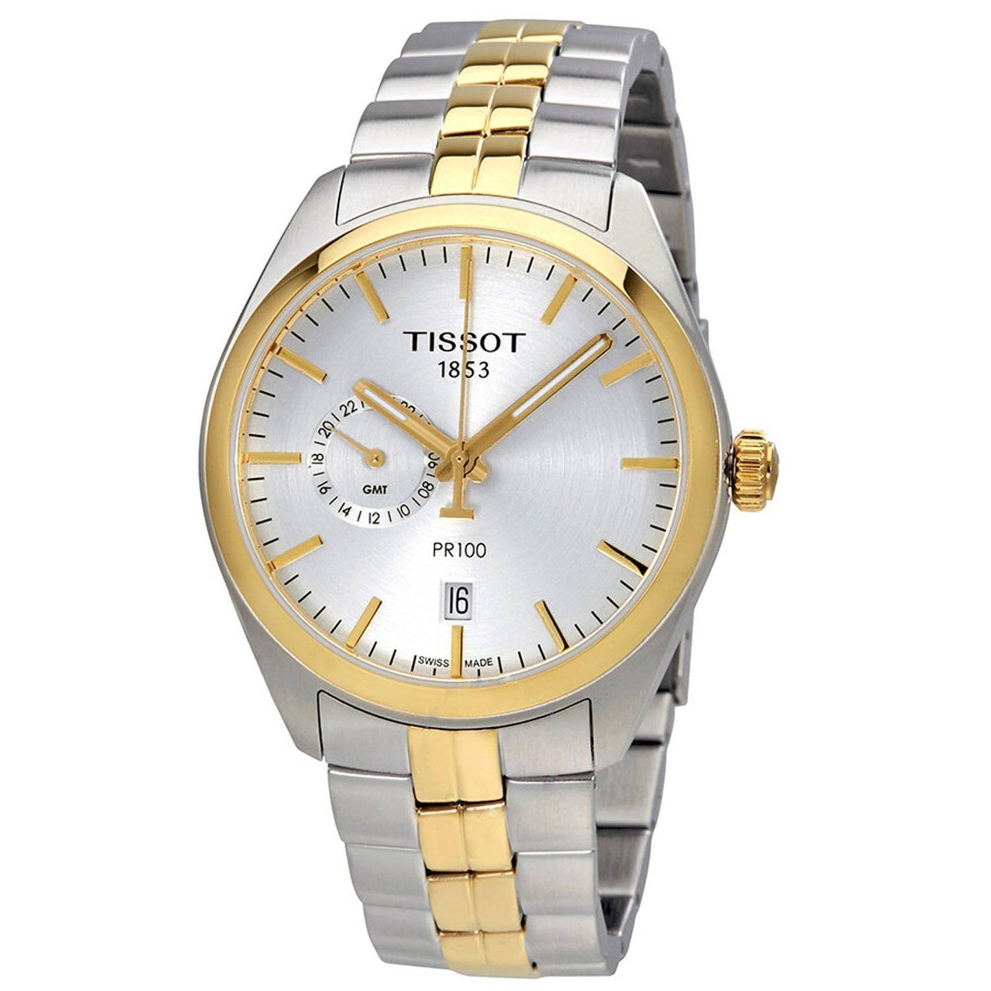 Tissot Men's PR100 Dual Time Bids.com