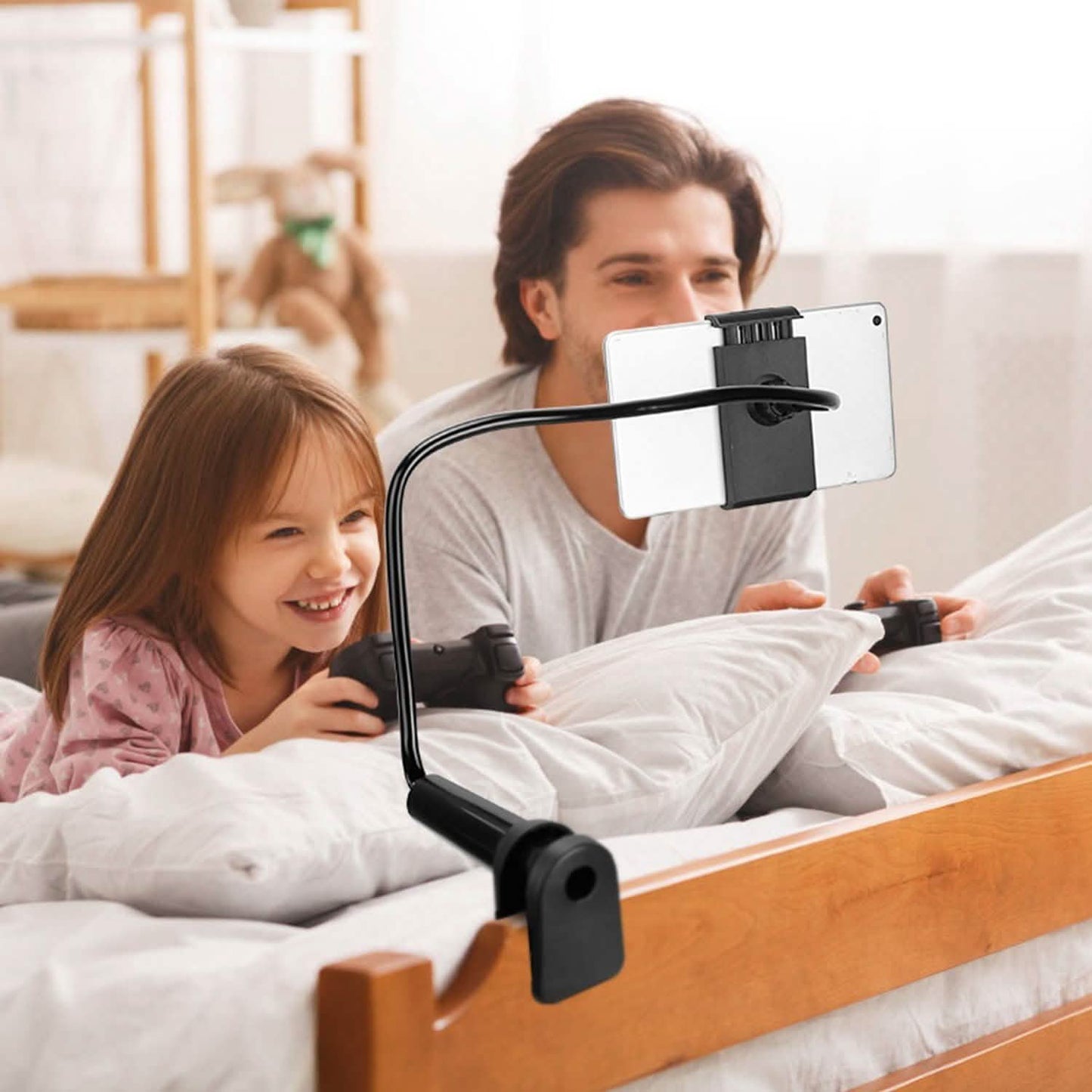 Tablet Gooseneck Stand Bracket with 360¬∞ Rotatable Clip DailySale