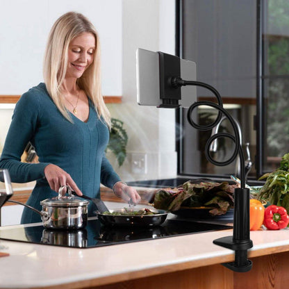 Tablet Gooseneck Stand Bracket with 360¬∞ Rotatable Clip DailySale