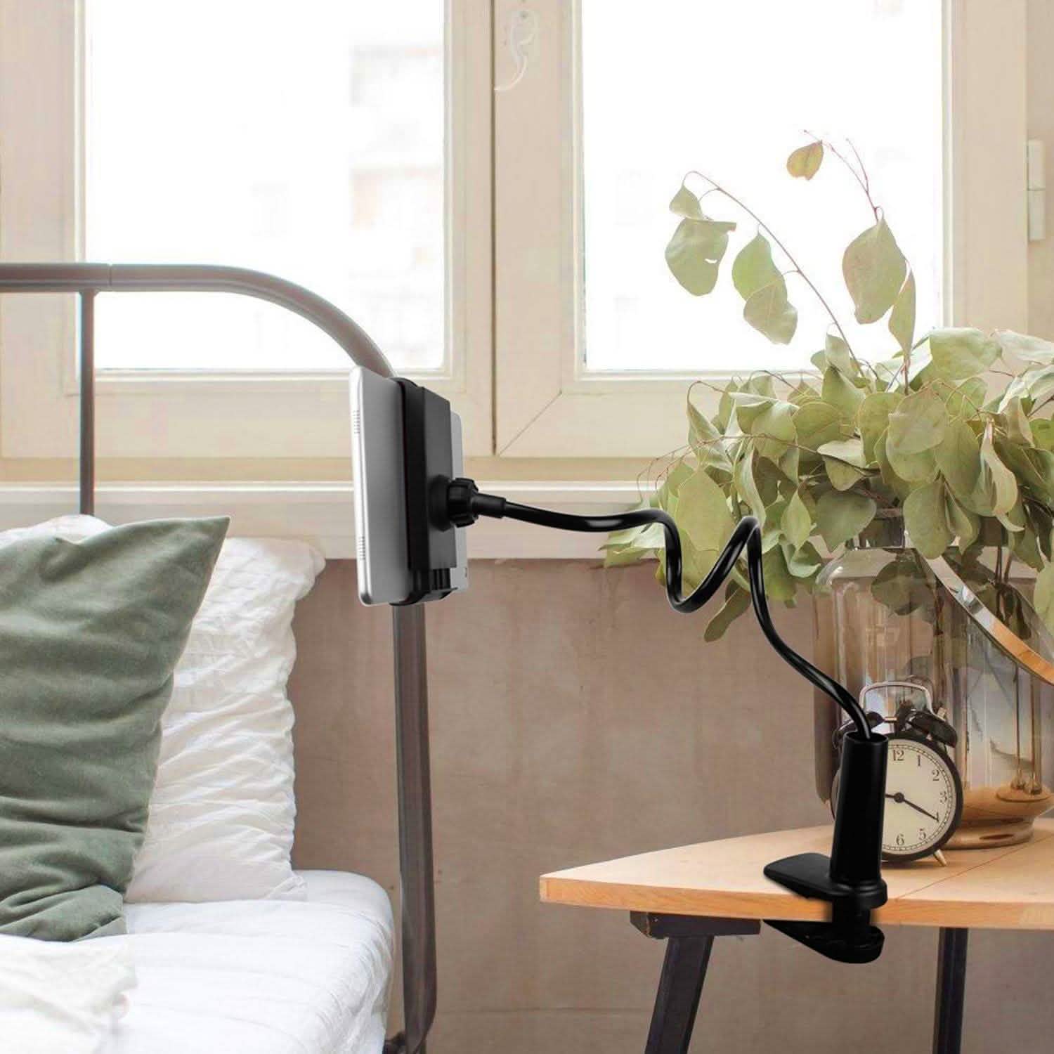 Tablet Gooseneck Stand Bracket with 360¬∞ Rotatable Clip DailySale